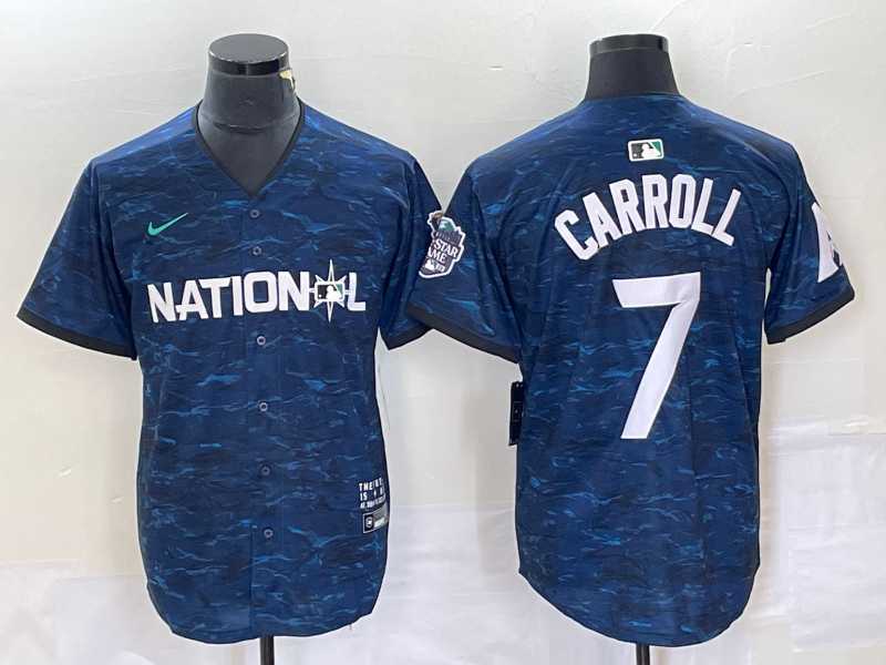 Men%27s Arizona Diamondbacks #7 Corbin Carroll Royal 2023 All Star Cool Base Stitched Baseball Jersey->baltimore orioles->MLB Jersey